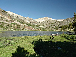 Fantail Lake and Mt. Conness.