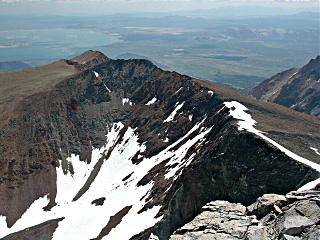 A view of narrow ridge.